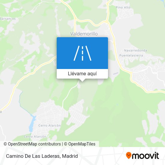 Mapa Camino De Las Laderas