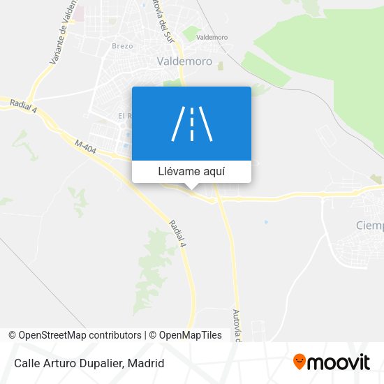Mapa Calle Arturo Dupalier