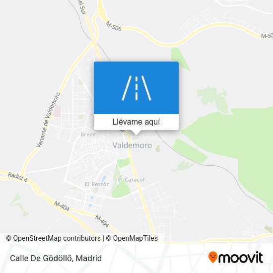 Mapa Calle De Gödöllő
