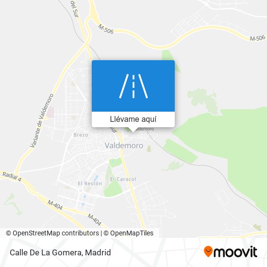 Mapa Calle De La Gomera