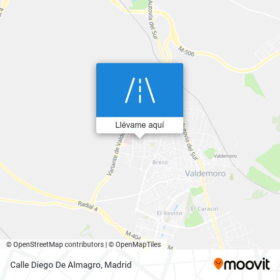 Mapa Calle Diego De Almagro