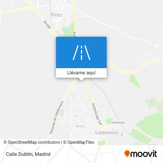 Mapa Calle Dublín