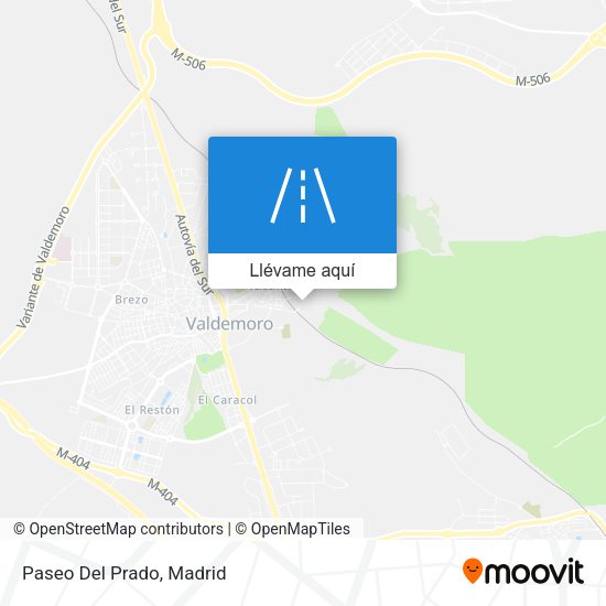 Mapa Paseo Del Prado