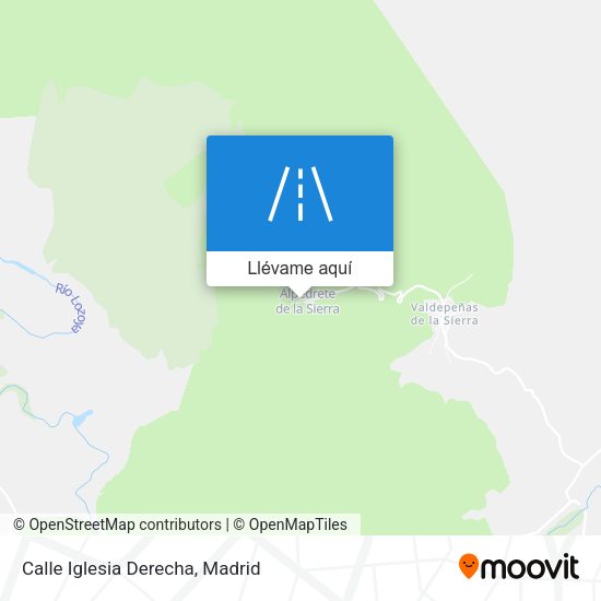 Mapa Calle Iglesia Derecha