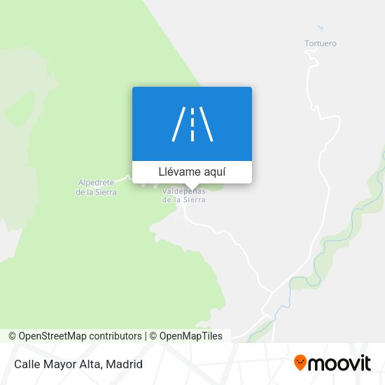 Mapa Calle Mayor Alta