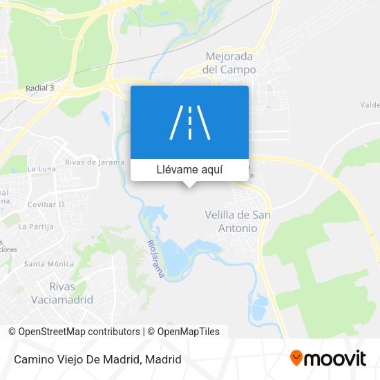 Mapa Camino Viejo De Madrid