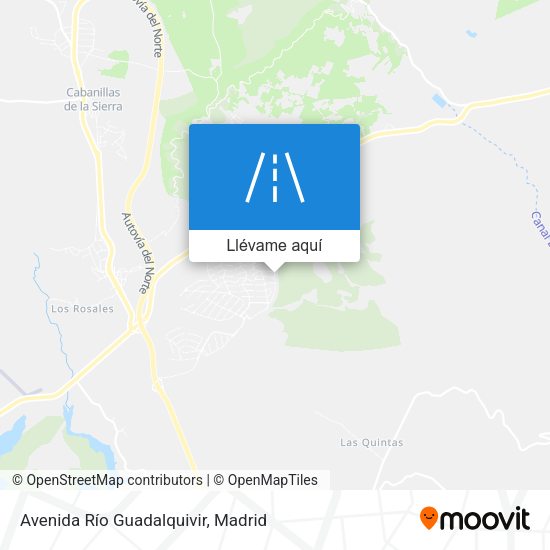Mapa Avenida Río Guadalquivir