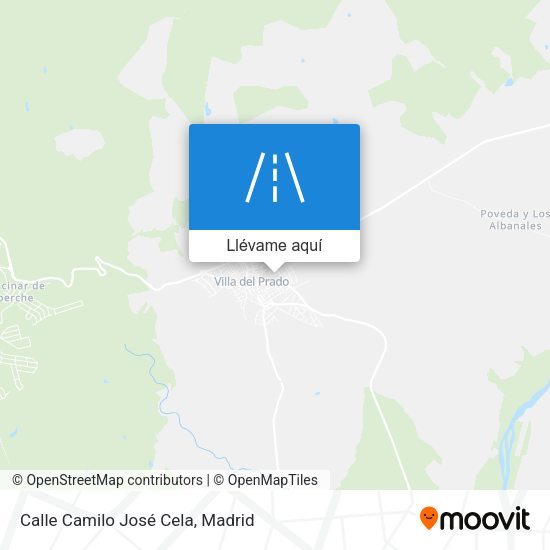 Mapa Calle Camilo José Cela