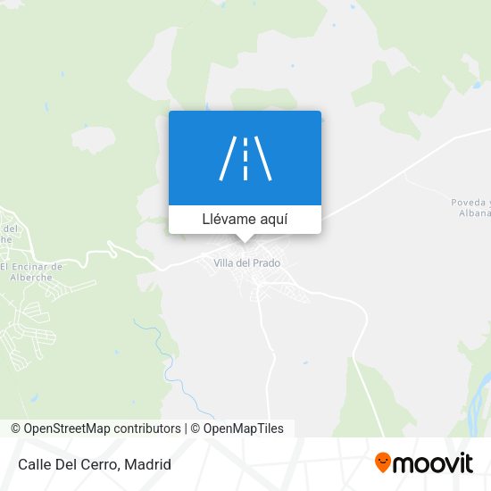 Mapa Calle Del Cerro