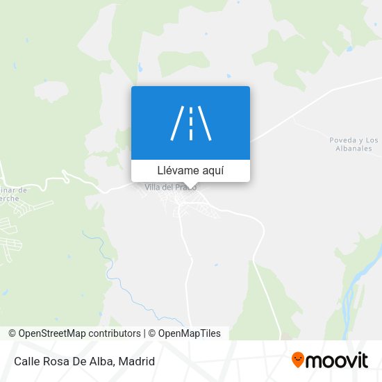 Mapa Calle Rosa De Alba