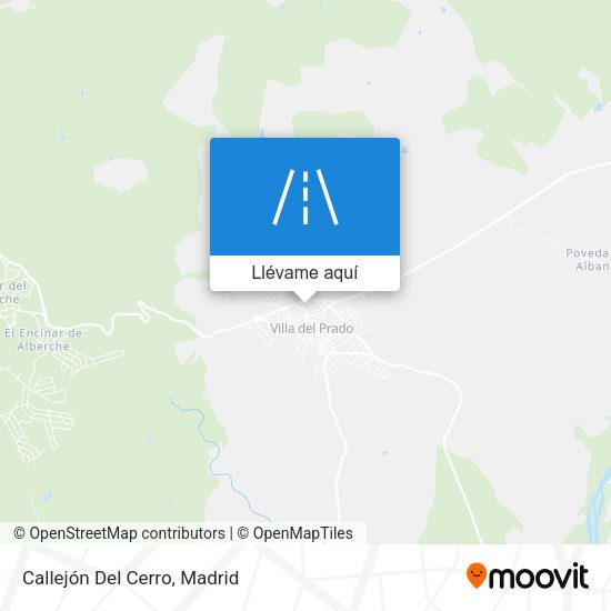 Mapa Callejón Del Cerro