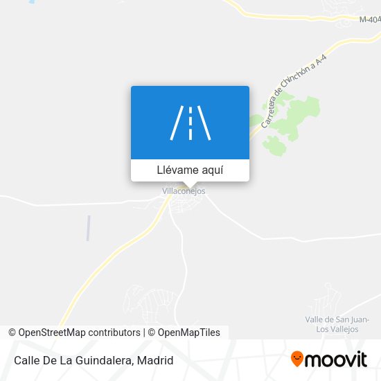Mapa Calle De La Guindalera