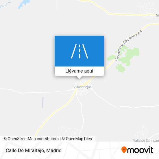 Mapa Calle De Miraltajo