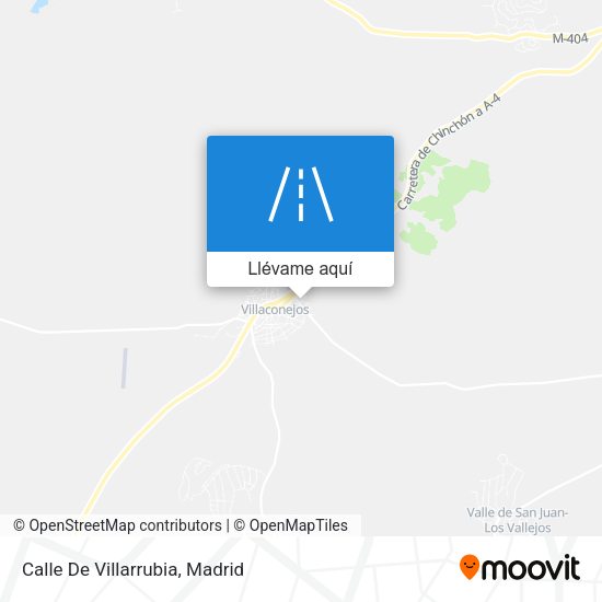 Mapa Calle De Villarrubia