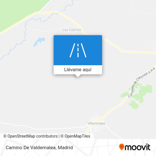 Mapa Camino De Valdemalea