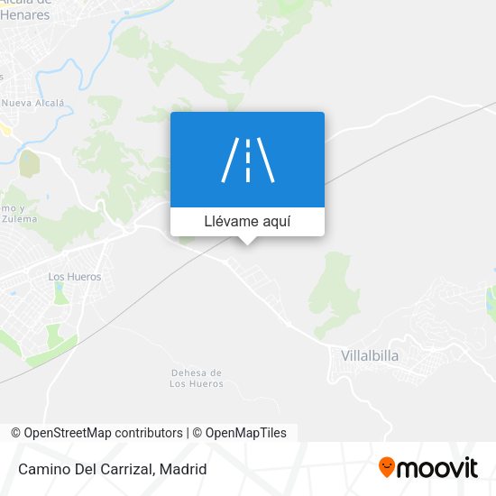 Mapa Camino Del Carrizal
