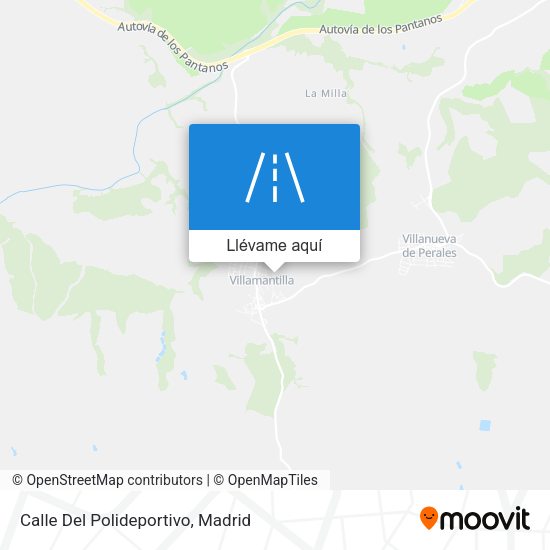 Mapa Calle Del Polideportivo