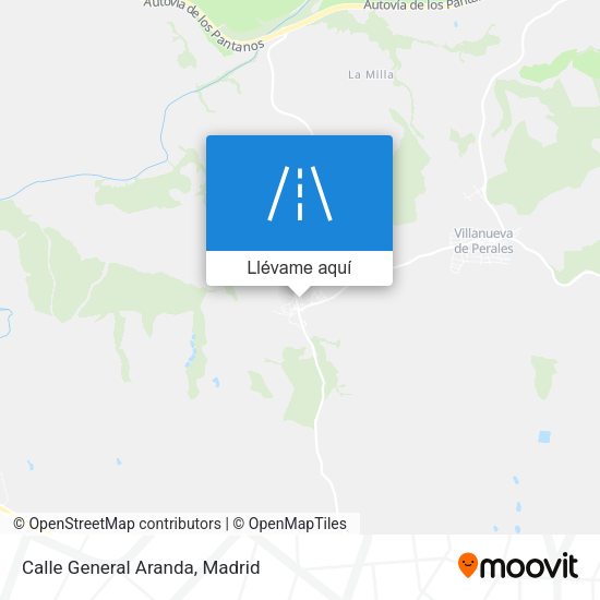 Mapa Calle General Aranda