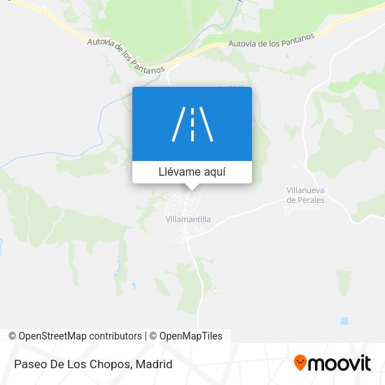 Mapa Paseo De Los Chopos