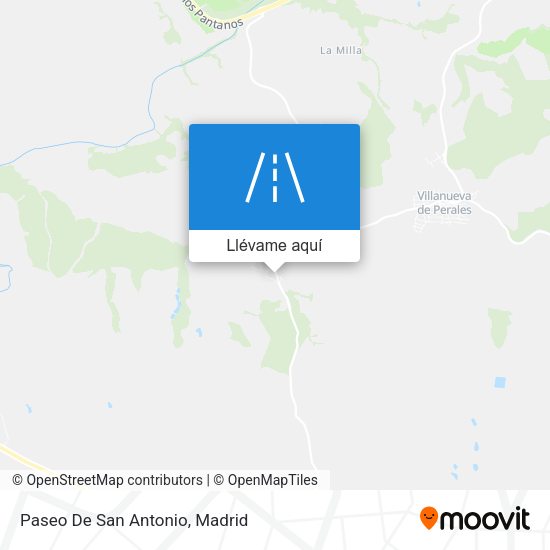 Mapa Paseo De San Antonio