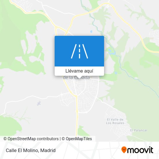 Mapa Calle El Molino
