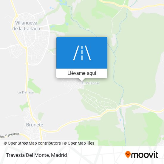 Mapa Travesía Del Monte