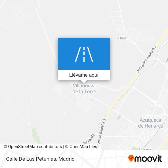 Mapa Calle De Las Petunias