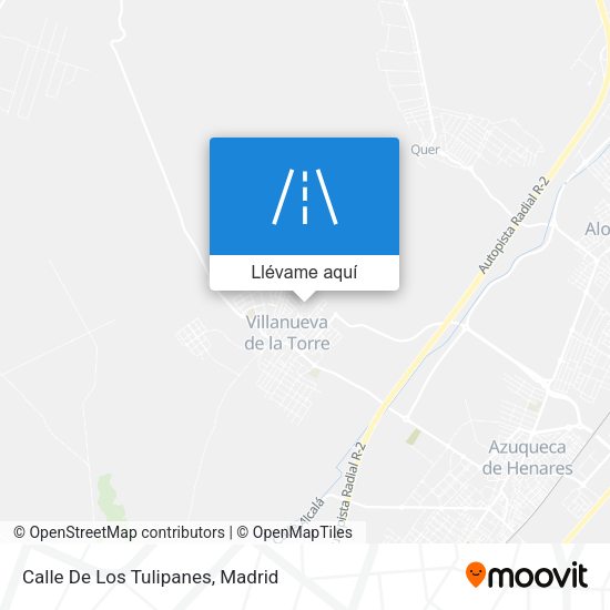Mapa Calle De Los Tulipanes