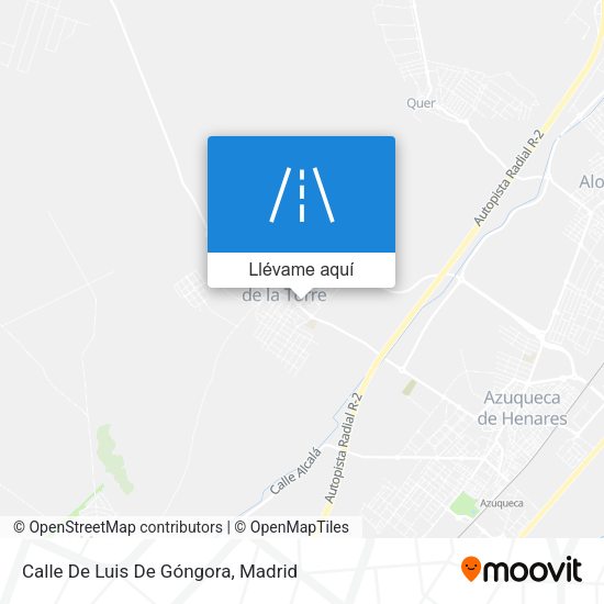 Mapa Calle De Luis De Góngora
