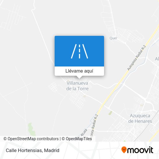 Mapa Calle Hortensias
