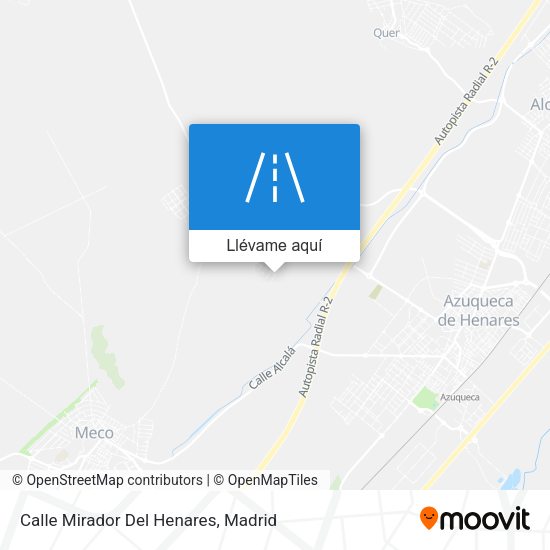 Mapa Calle Mirador Del Henares