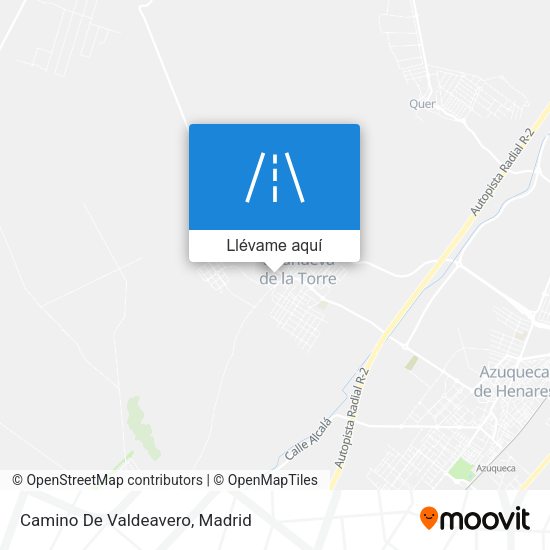 Mapa Camino De Valdeavero