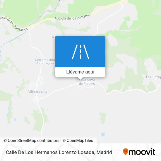 Mapa Calle De Los Hermanos Lorenzo Losada