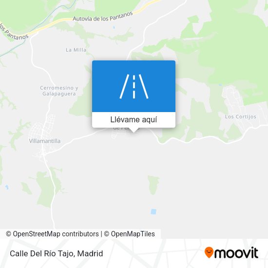 Mapa Calle Del Río Tajo