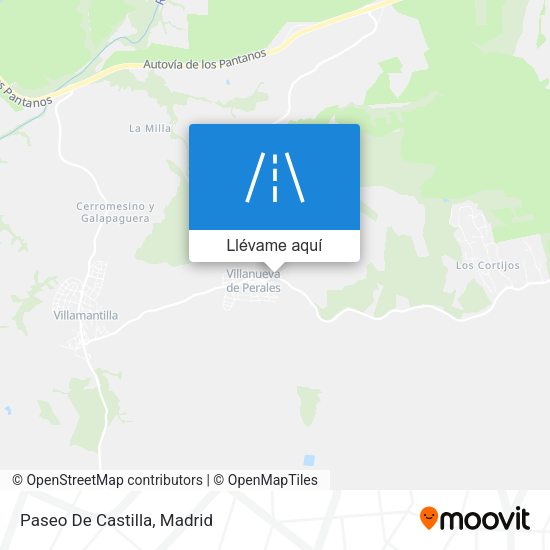 Mapa Paseo De Castilla