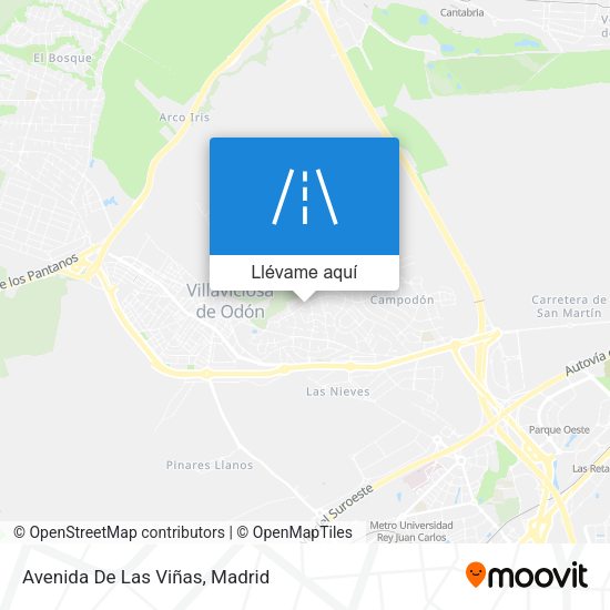 Mapa Avenida De Las Viñas