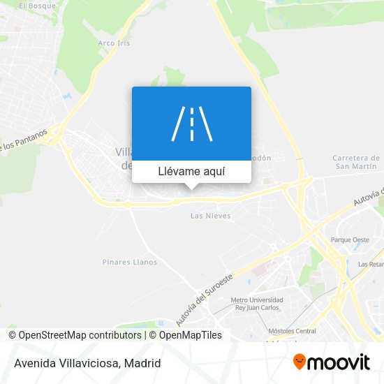 Mapa Avenida Villaviciosa