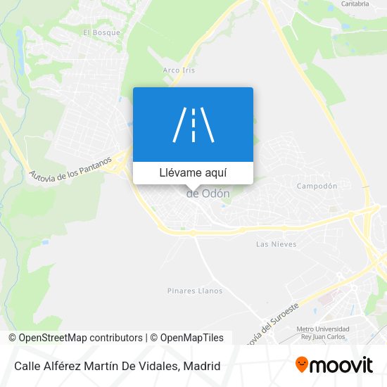 Mapa Calle Alférez Martín De Vidales