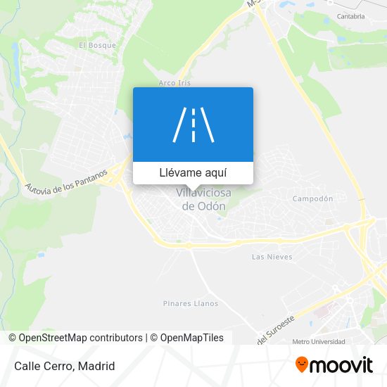 Mapa Calle Cerro