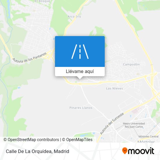 Mapa Calle De La Orquídea