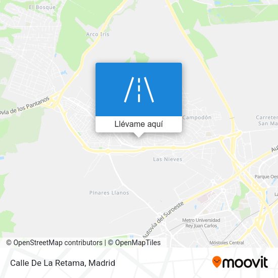 Mapa Calle De La Retama