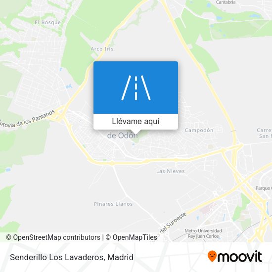 Mapa Senderillo Los Lavaderos