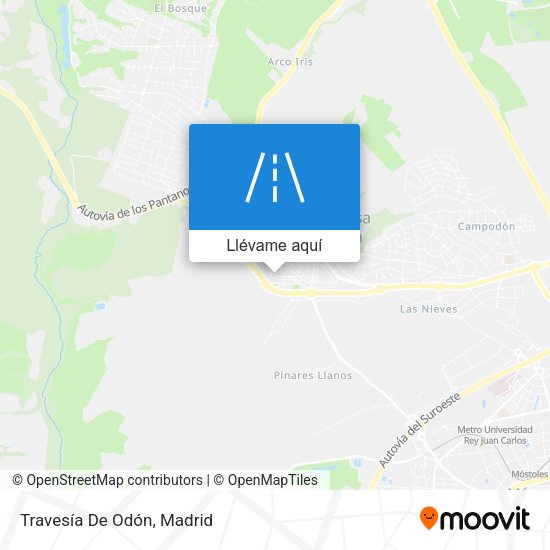 Mapa Travesía De Odón