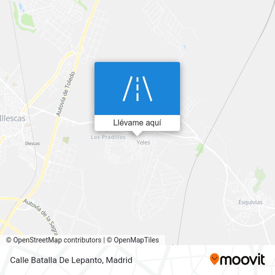 Mapa Calle Batalla De Lepanto
