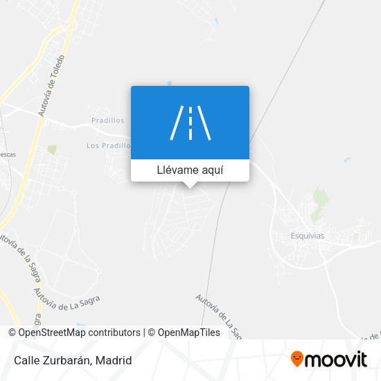 Mapa Calle Zurbarán