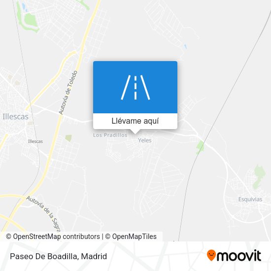 Mapa Paseo De Boadilla