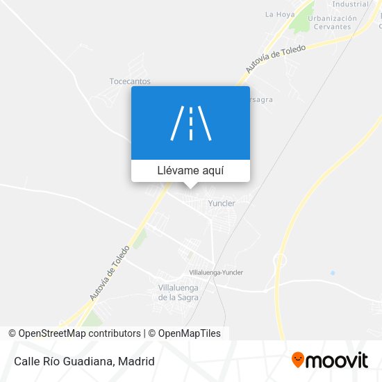 Mapa Calle Río Guadiana