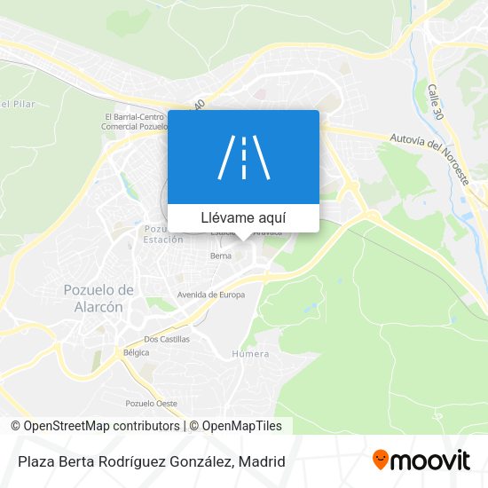 Mapa Plaza Berta Rodríguez González