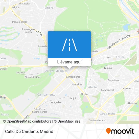 Mapa Calle De Cardaño