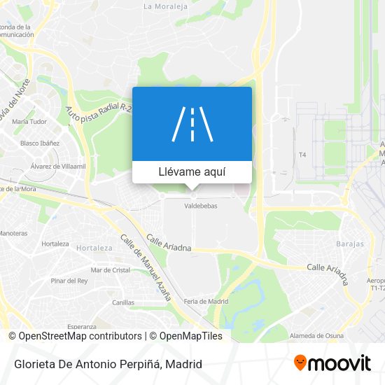 Mapa Glorieta De Antonio Perpiñá